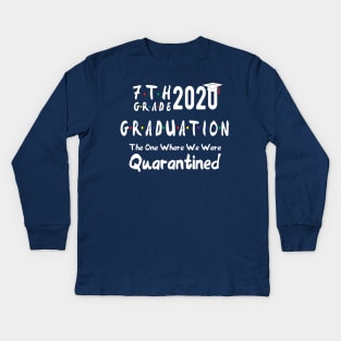 7th Grade 7th grade quarantined Kids Long Sleeve T-Shirt